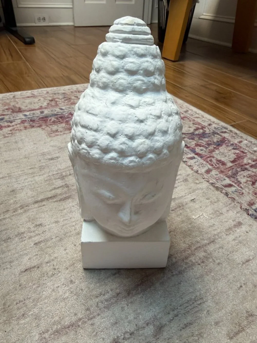 Z Gallerie White Porcelain Buddha Bookends / Statues / Decor Pieces — Brand New!